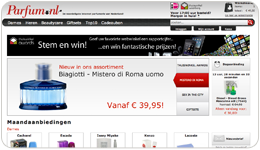 Screenshot Parfum.nl